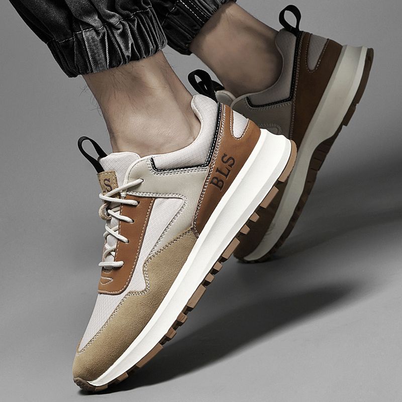 Genuine Leather Forrest Men's Sports Running Shoes