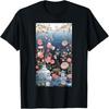 Aesthetic Patterns Toile Chinoiserie Pagoda Blue T-Shirt