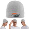 Carado Logo Warme Strickmütze Winter Strickmütze Mütze Beanie Hip Hop Kappen für Unisex