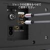 SOUNDFAM RCA Audio Stereo Subwoofer-Kabel Stecker auf 2 1 für Heim- und Auto-Audio (2 männlich, Meter) - Grau, Rot/Weiß, Theater, HDTV, Verstärker, Hi-Fi