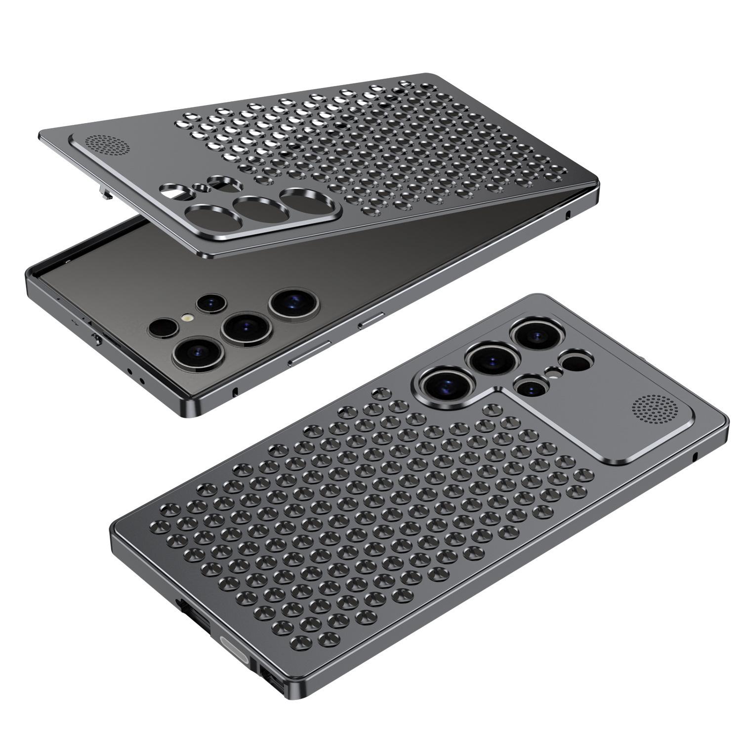 Aromatherapy Aluminum Alloy Snap Phone Case