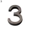 5cm Plated House Door Plaque Address Number Digit Figure Plate Sign Hotel Decor MIT