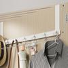 Door Hook Hanger Punch Free Seamless Long Arm Quiet Aluminum Over Door Hooks for Bedrooms Bathrooms