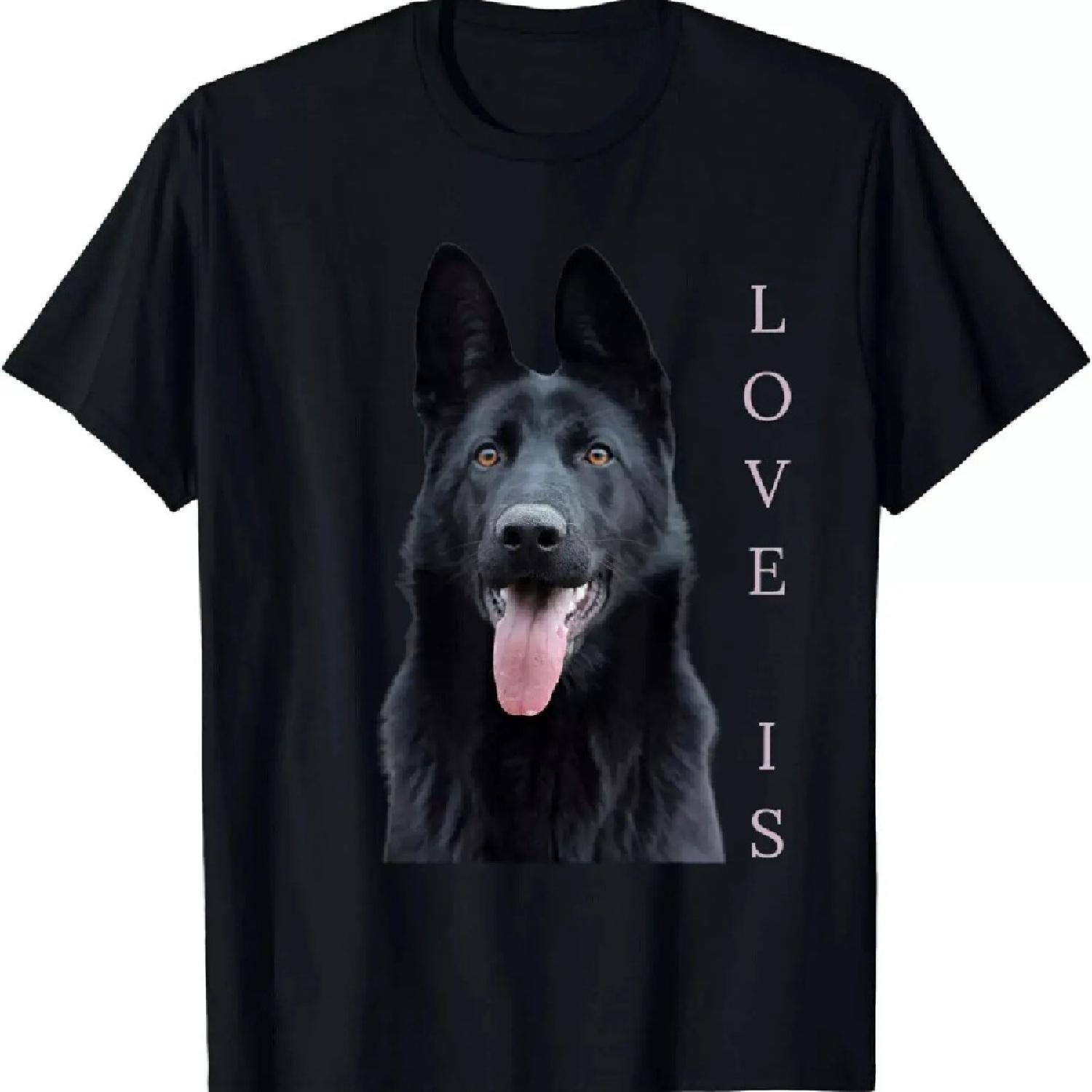 

Black German Shepherd Shirt Shepard Dog Mom Dad Love Unisex T-Shirt XXXXXL