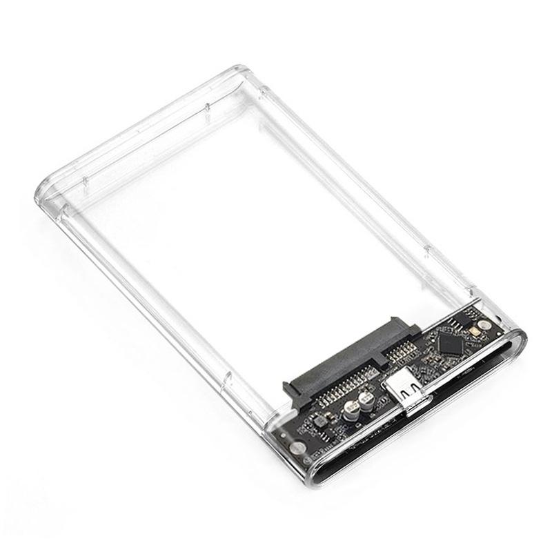 Transparent USB 3.1 Type-C SATA SSD External Enclosure