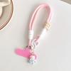 Mobile Phone Lanyard Girl Heart Cartoon Cute Kt Cat Jewelry Portable Rope Woven Rope Short Pendant Female