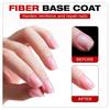 JTING Factory Professional Fiber Base Coat 6colors Nude pink Base Coat Gel Polish OEM Free Design Private Label Gel Nail Polish