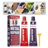 Magic Repair Glue AB Strong Metal Repair Glue Heat Resistance Cold Weld Metal Repair Adhesive Casting Glue for Metal PVC Repair