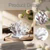 Artificial Coral Statue Resin Bookcase Ornament Craft Tabletop Handmade Sculpture Piece