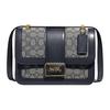 Alie Canvas With Leather Messenger Bag, Small Square Bag, Crossbody Bag, Shoulder Bag Women's 4615-B4RH3
