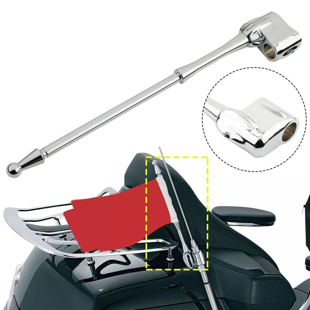 

Хромированный задний багажник с держателем для флагштока для HONDA Gold Wing