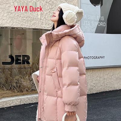 Women's Fashion Versatile Hooded Down Jacket