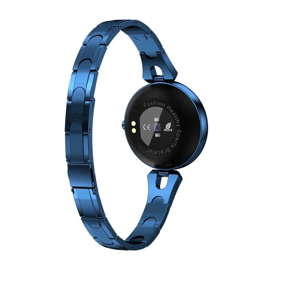 Rainbuvvy AK15 Women Fashion Smart Bracelet 1.08inch HD LCD Screen 240x210 BT4.0 IP67 Waterproof 120mAh Android Smart Watch Special Gift