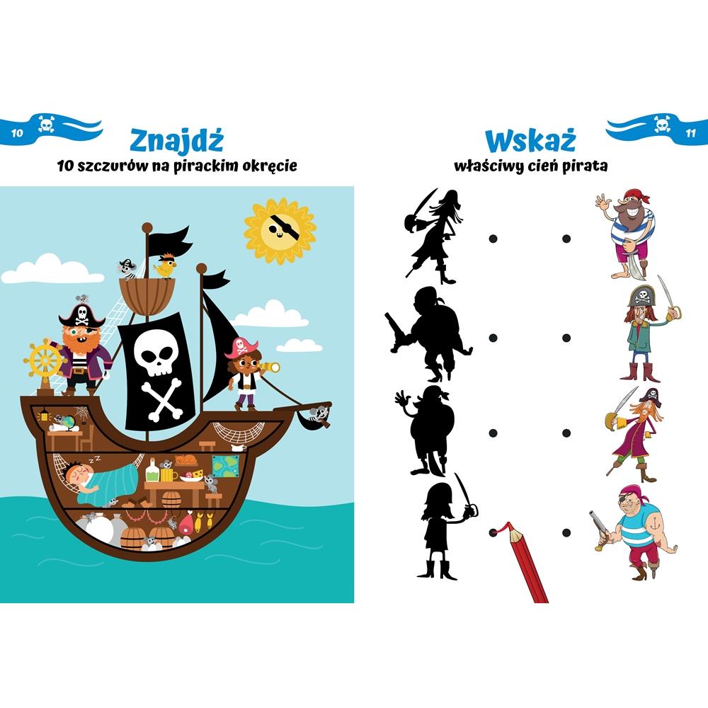 Pirackie Zagadki Zgadywanki Dla Dzieci Książka Z Łamigłówkami Zadania