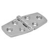 Door Hinge 6 Hole Mirror Polished 316 Stainless Steel Marine Hinges for Boat 76x38mm