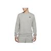 Nike Contrast Logo Crew Neck Pullover Sweatshirt Men Sweatshirt Grey DJ6915-063