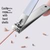 Gradient Nail Clippers Set - 10-Piece Manicure Tools in PU Leather Case, Portable & Stylish