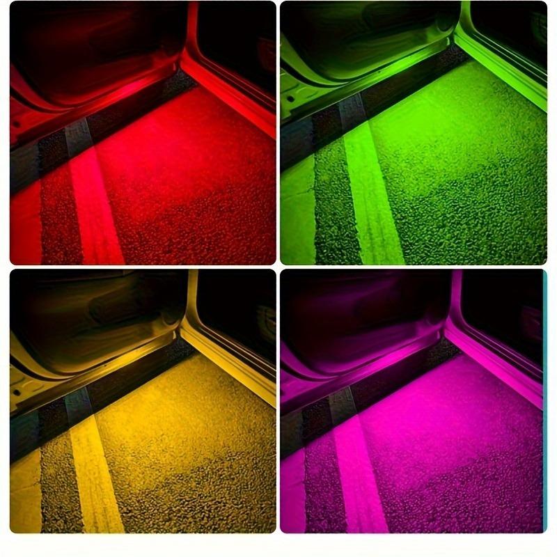 Car LED Welcome Lights Magnetic Door Safety Anti-Collision Accessories for Cars USB Rechargeable Ambient LED Lights