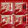 Wedding Room Decor Set: Bride's & Groom's Bedroom Double Happiness Garland