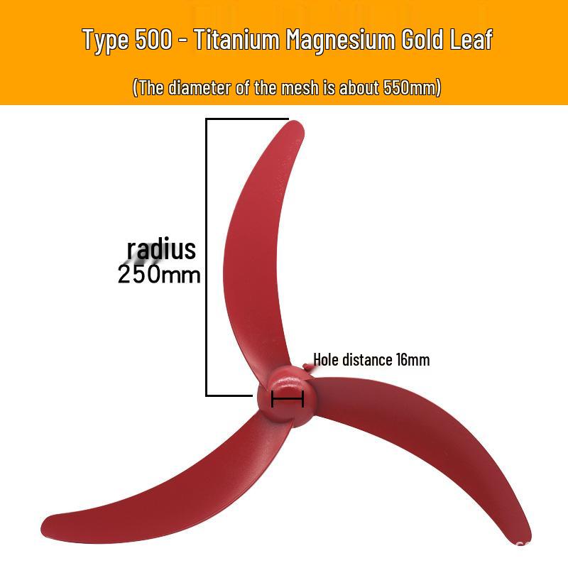 Industrial Floor & Wall Fan with Bull Horn Design and Titanium Magnesium Alloy Blades, Available in 500/650/750mm Sizes