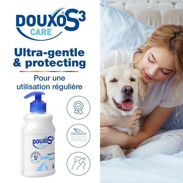 Shampooing - ceva - douxos3 care - usage régulier - 500ml - hydratant pour chien et chat