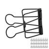 30Pcs Wire Binder Clips 2 Inch Hollow Out Strong Clamping Multi Purpose Small Binder Clips for Notes Tickets Papers