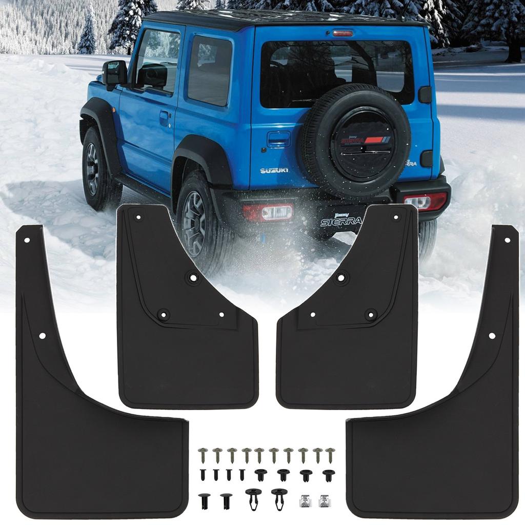 Car Mud Flaps For Suzuki Jimny Sierra JB64 JB74    Mudguards Splash Guards Fender Mudflaps Front Rear Car