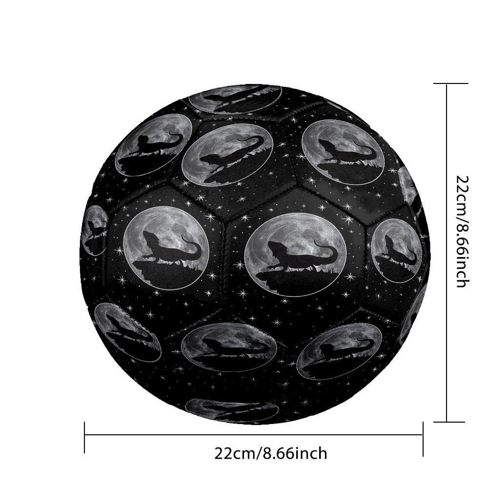 1pc Lizard Moon Night Size 5 Soccer Ball Professional Match Training Football Indoor &Outdoor Sports Ball Lightweight Durable C6557