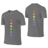 Rainbow Board Game Meeples Meeple Board Games Addict Fitted Reversible Tshirt Retro Minimalist Durable Unisexs Tshirts