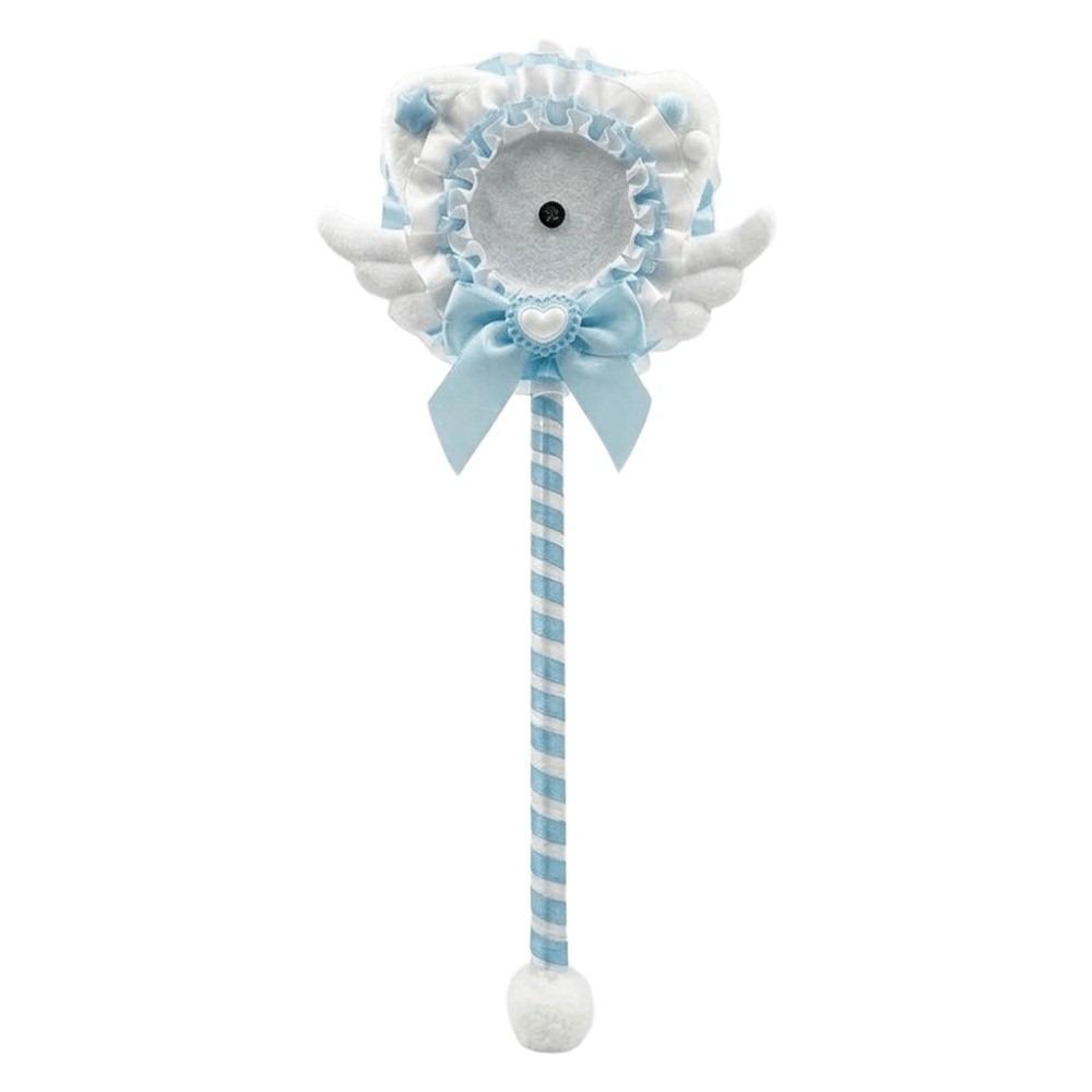 Cat Ears Magnetic Anime Badge Holder Love Heart Bow Badge Magic Wand Cute Ruffle Lace Badge Display Stick Ita Bag Accessories