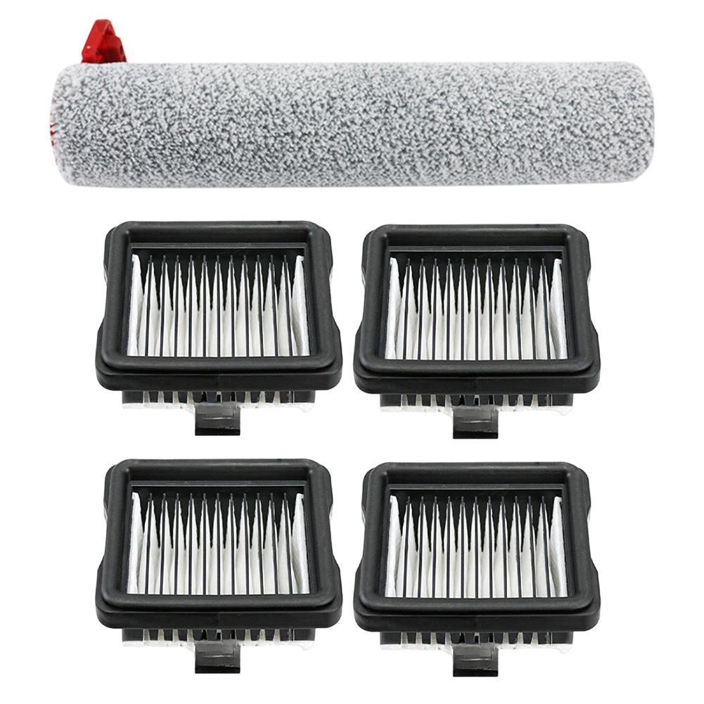 Microfiber Brush Rollers & HEPA Filters For MIDEA S60 S60 Pro/Ultra Floor Scrubbers Home Cleaning Tools Replacement Accessories