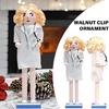 Hand Painted Nurse Wood Nutcrackers Holiday Nurse Figurine Charm Wood Nutcrackers Ornament for Office Decors