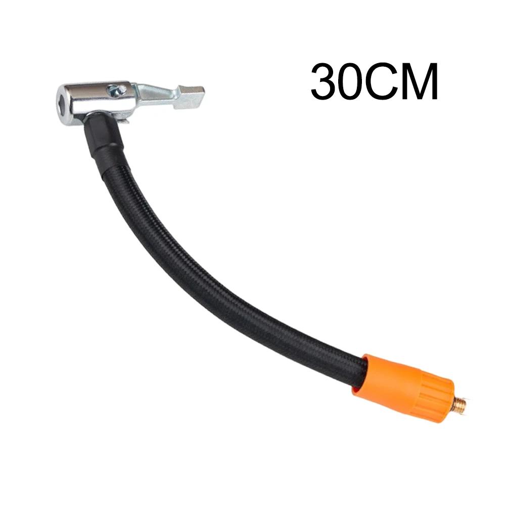 Car Air Pump Extension Tube With M6 Thread Copper Connector 30CM Hose For Tire Inflation And Outdoor Accessories