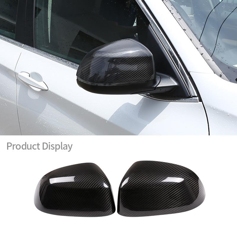 For BMW X5 X6 X7 F15 F16 G05 G06 G07 2014-2021 Real Carbon Fiber Car External Rearview Mirror Cap Cover Stickers Car Accessories
