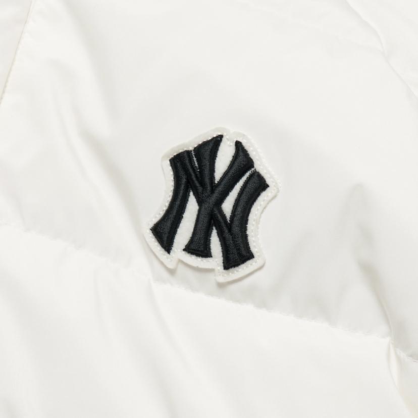 New MLB Base Logo Down Jackets Unisex White 3ADJJ0316-50IVS