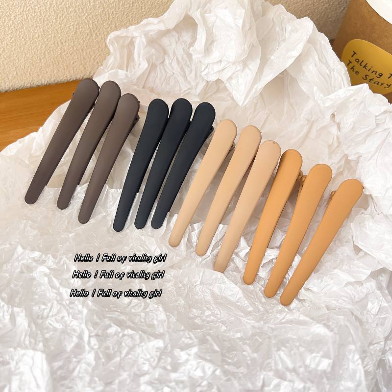 

12 шт. заколок для укладки, разделение на секции, 3,1 дюйма, матовые заколки для волос из кожи аллигатора, заколки для волос, без складок, аксессуары для волос для девочек