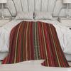 Colorful Tribal Pattern Microfiber Flannel Cover Blanket Bedroom Living Room Sofa Soft And Comfortable Home Decoration