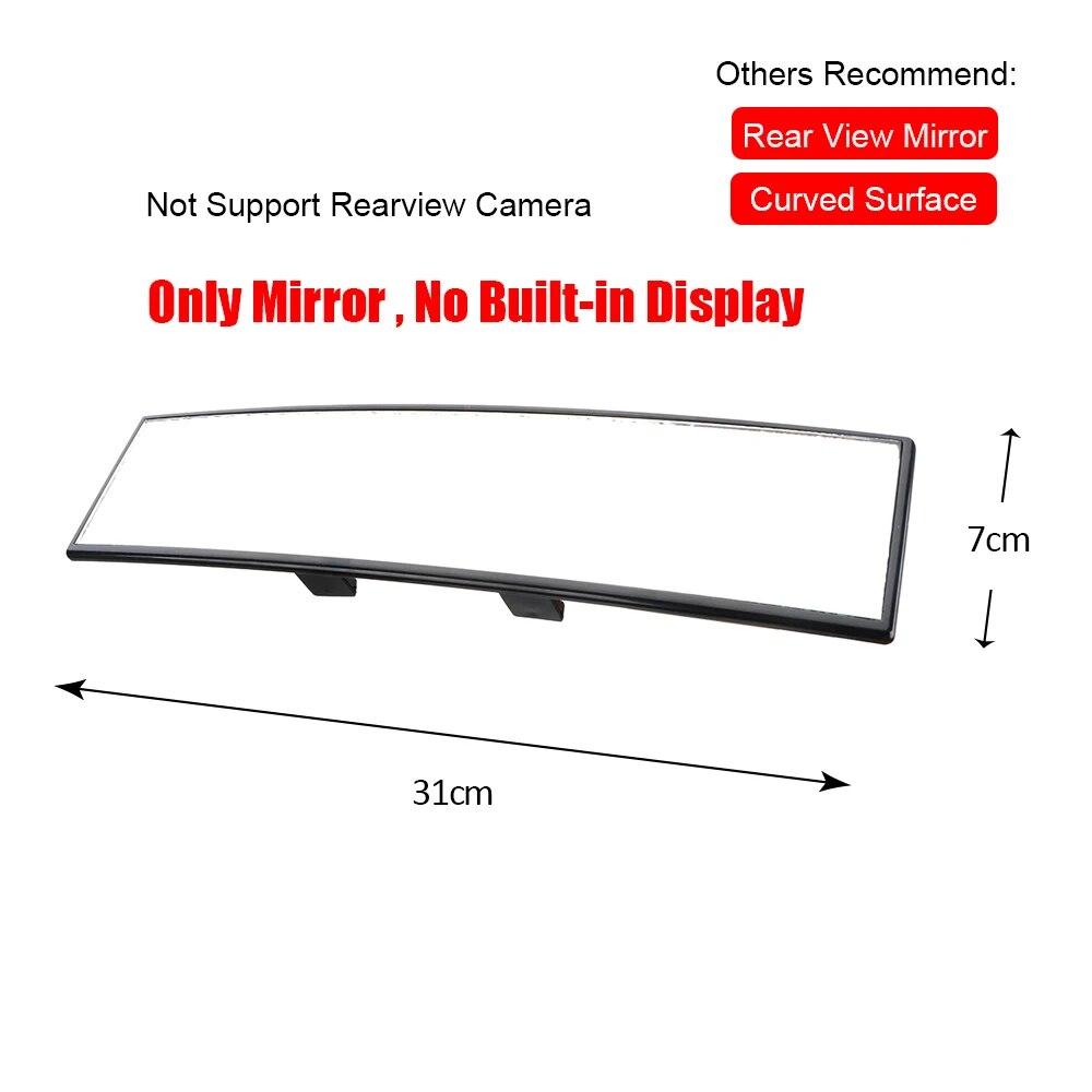 Car Rear View Mirror Large Vision Angle Panoramic Auto Assisting Mirror 300mm Car Interior Accessories Baby Rearview Mirror