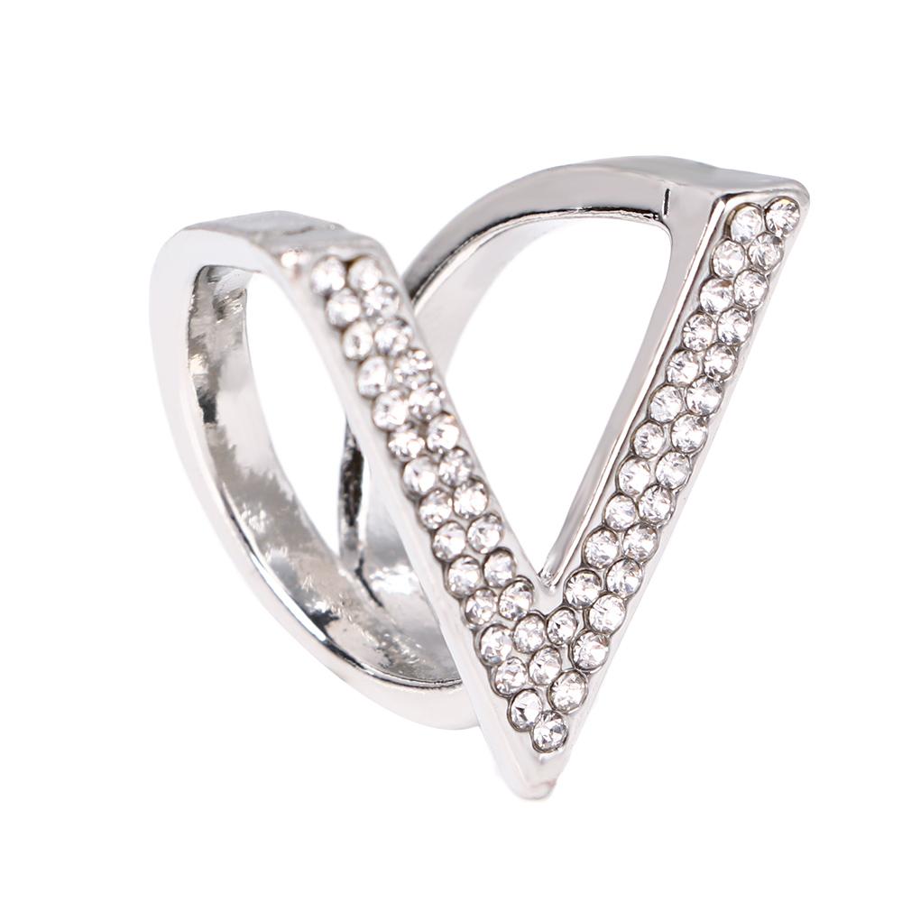 Girls Gift Scarf Clip Fashion Accessories Inlaid Rhinestone Brooch Scarf Ring Jewelry Shawl Buckle