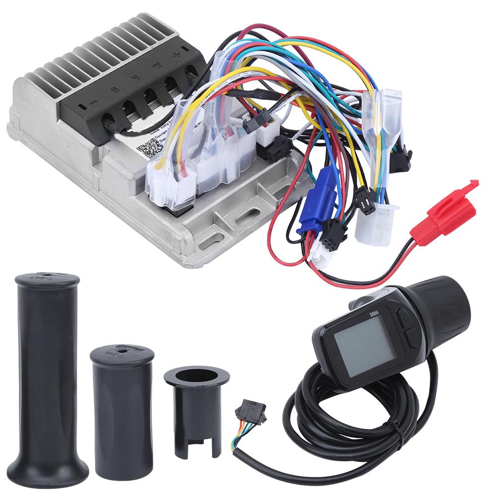 36 48V 500W Electric Tricycles 3‑mode Sinusoid Brushless Controller Instrument LCD Set