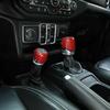 Red Carbon Gear Shift 4WD Trim Cover for Jeep Wrangler JL JT 2018+ Accessories