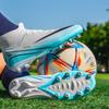Men FG New Football Boots Society Cleats Tenis High Quality Training Sports Male Soccer Shoes Long Spikes Ankle Football Shoes