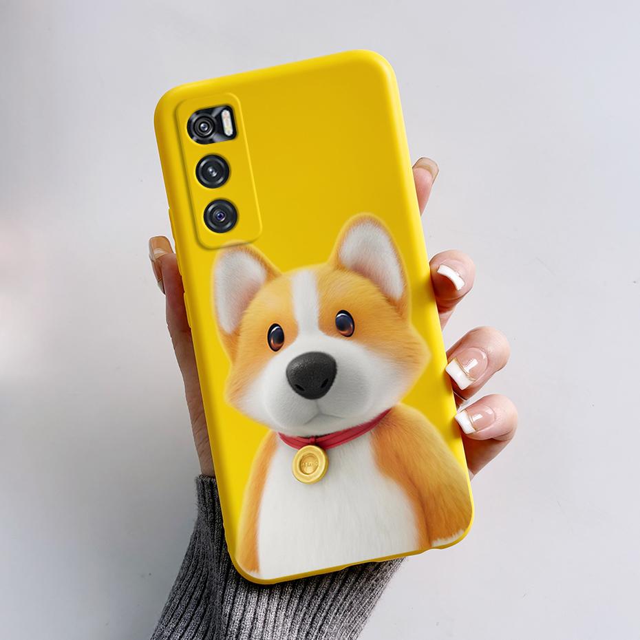 For Vivo V20 SE Case Vivo Y70 Phone Case V20SE Cute Rabbit Panda Painted TPU Soft Cover V2022 V2023 Camera Shockproof Back Coque