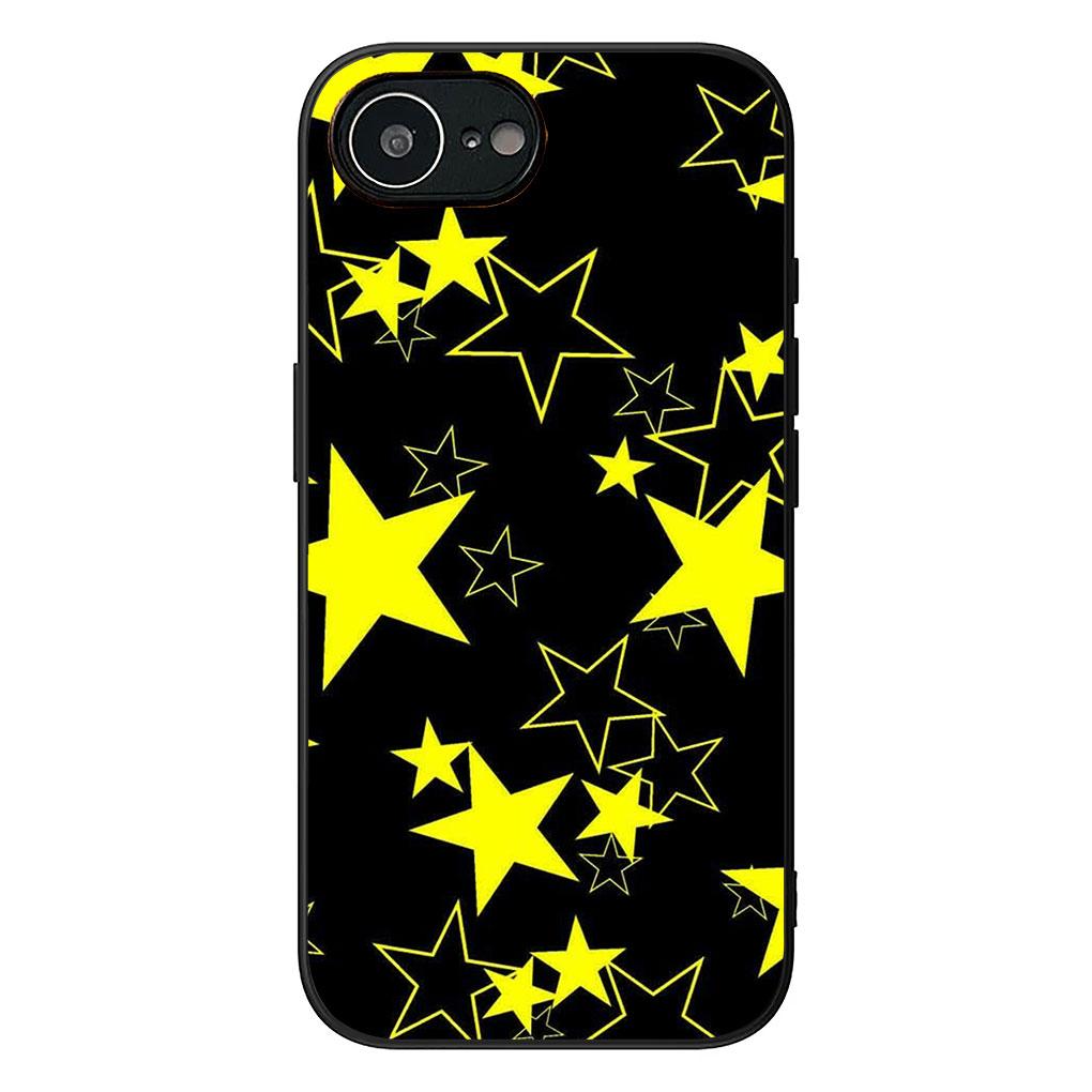 Cover for Samsung Galaxy S22 S21 S20 FE Ultra Plus A35 A36 A55 A37 A33 A34 A57 Coque Phone Case Pink Star Dark Red Heart Love