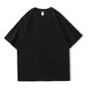 260g Unisex Pure Cotton Loose Fit Double Yarn Drop Shoulder Half Sleeve T-Shirt
