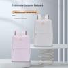 Matte Color-block Casual Backpack