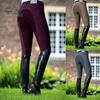 Pantaloni skinny da corsa di cavalli elasticizzati a vita alta da donna