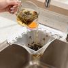Foldable Kitchen Sink Strainer Rack With Triangle Drain Basket Food Scraps Tea Leaves Vegetable Waste