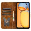 For Xiaomi Redmi 13C 4G/5G/13R 5G/Poco M6 5G/Poco C65 4G Case Cat Butterfly Imprinted Leather Magnetic Clasp Phone Cover