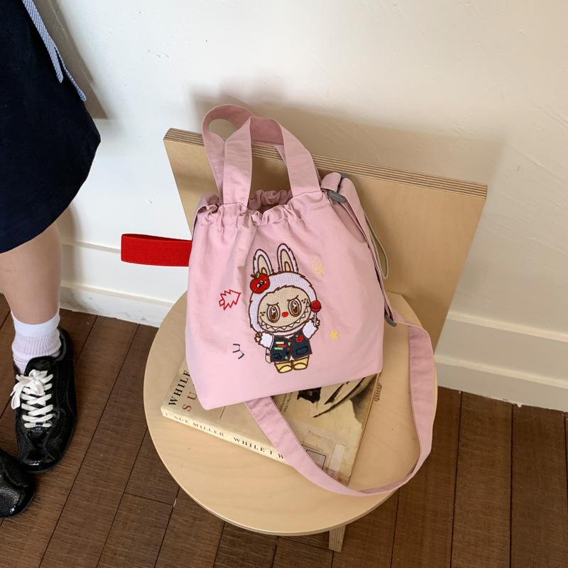 Labu embroidery small handbag new Korean ins handbag light crossbody bag shoulder CLE